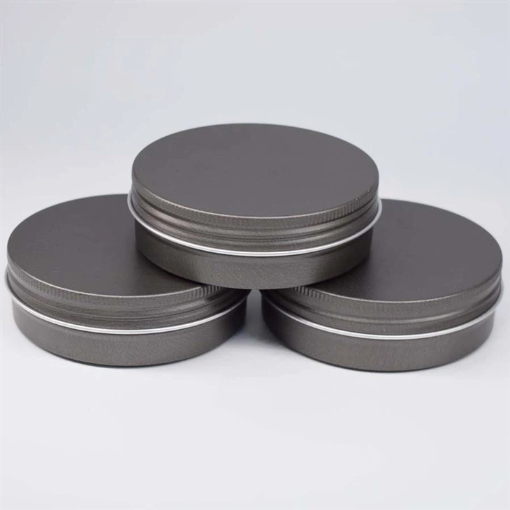 52*27size 50ml Grey Customized Printing Aluminum Box With Cap For Candy